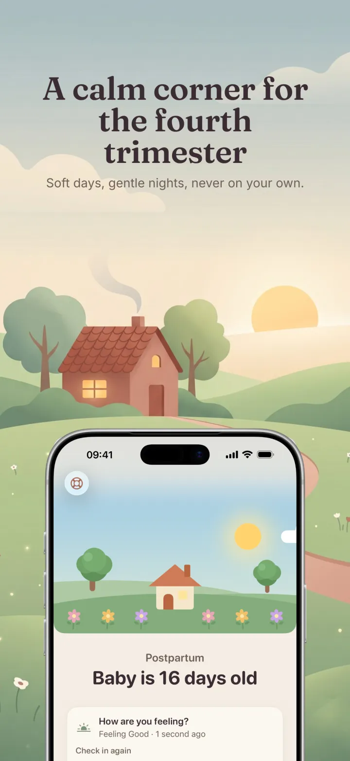 Postpartum Hero app screenshot