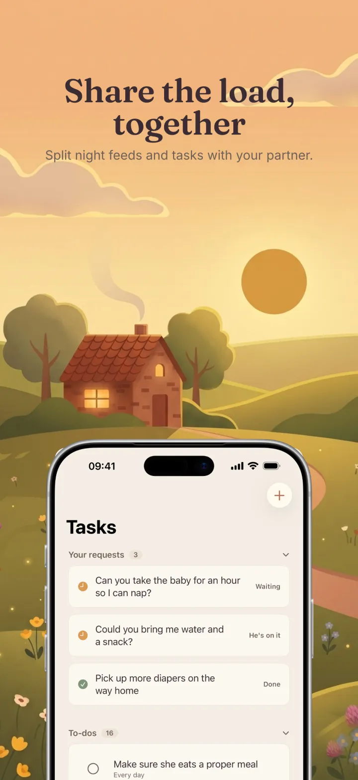 Postpartum Hero app screenshot