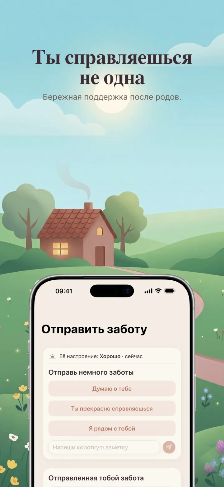 Скриншот приложения Postpartum Hero